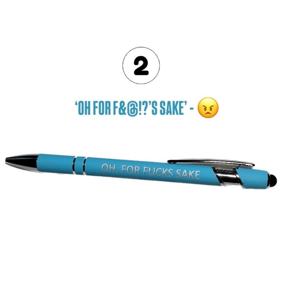 Funny Phrase Pen (1) with Stylus - Picture 3 of 10